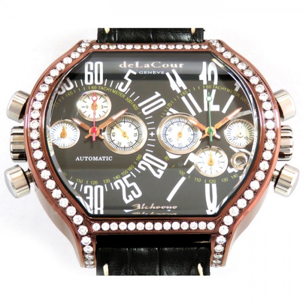 delacour other Delacour Bichrono S2 Bezel diamond 500 books in the world wast2331-0979