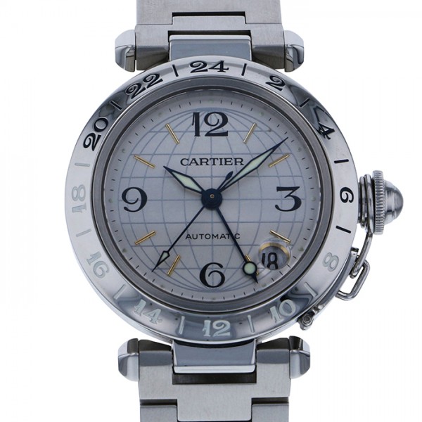 cartier pasha カルティエ パシャ C メリディアン GMT w31029m7
