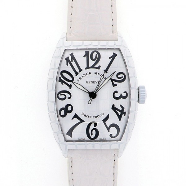 franckmuller tonneaucurvex フランク・ミュラー トノウカーベックス ホワイトクロコ 8880sc wht cro