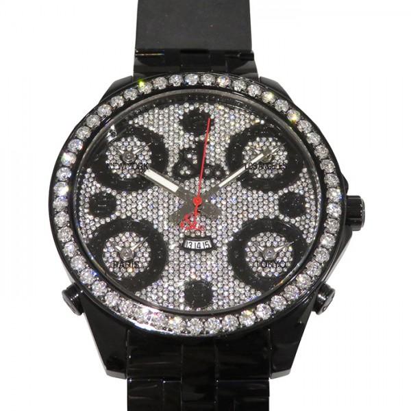 jacobco fivetimezone ジェイコブ ファイブタイムゾーン  jc-30bkd-rbk