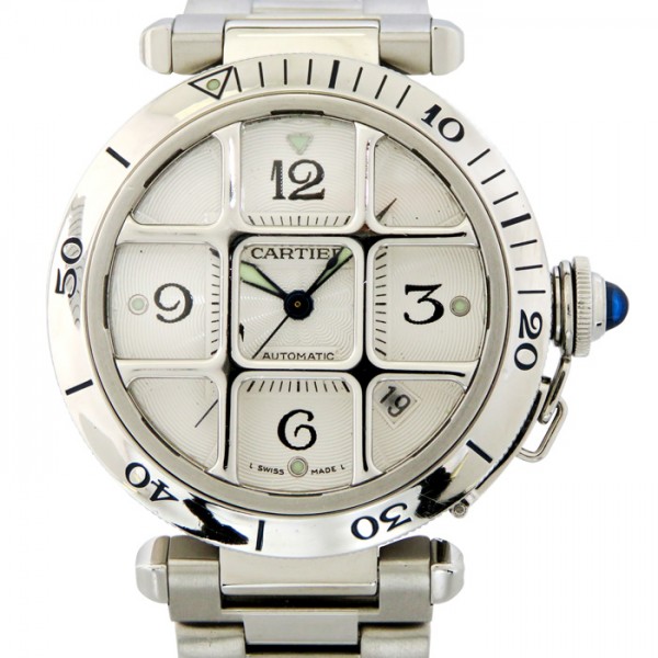 cartier pasha カルティエ パシャ 38 グリッド w31040h3