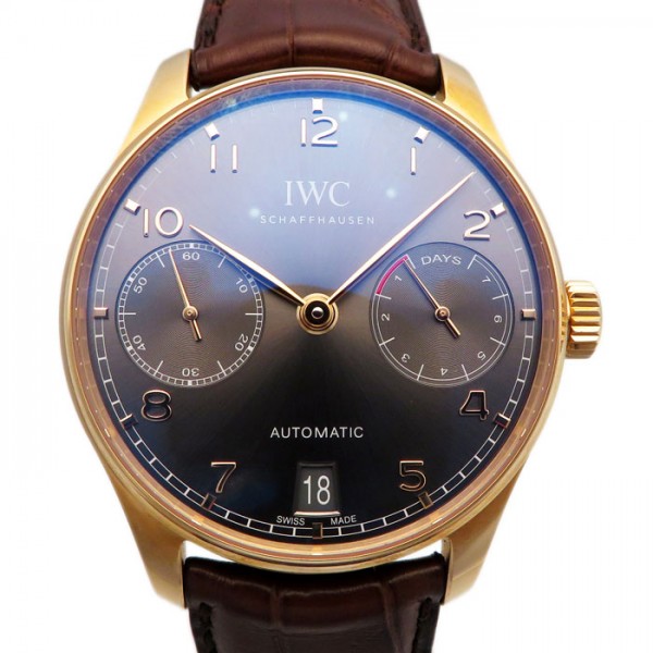 IWC Portugieser Automatic 7 Days IW500702 Gray dial New Watch mens