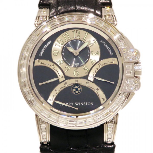 harrywinston ocean ハリー・ウィンストン オーシャン トリレトロクロノ バケットダイヤ w151336