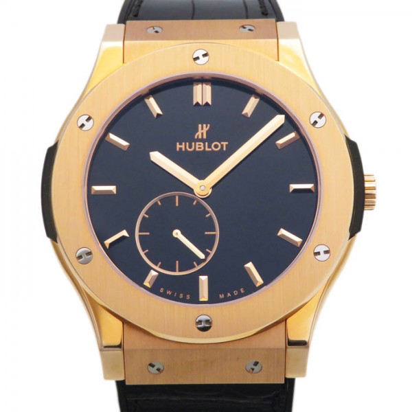 hublot classicfusion ウブロ クラシックフュージョン クラシコ ウルトラ-シン キングゴールド ブラックシャイニー 515.ox.1280.lr