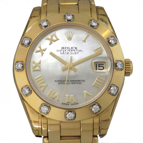 rolex datejust ロレックス デイトジャスト パールマスター34 ベゼルダイヤ 81318nr