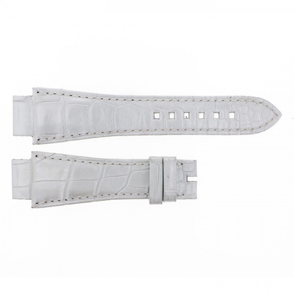 harrywinston other ハリー・ウィンストン オーシャン36mm用 ホワイトクロコ 艶無し 