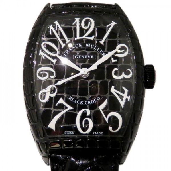 franckmuller tonneaucurvex フランク・ミュラー トノウカーベックス ブラッククロコ 8880scblkcro