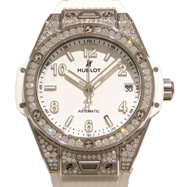hublot bigbang ウブロ ビッグバン ワンクリック スチール ホワイト ダイヤモンド 465.se.2010.rw.1604