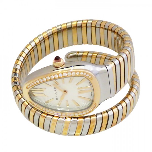 bvlgari serpenti ブルガリ セルペンティ ベゼルダイヤ sp35c6spgd.1t