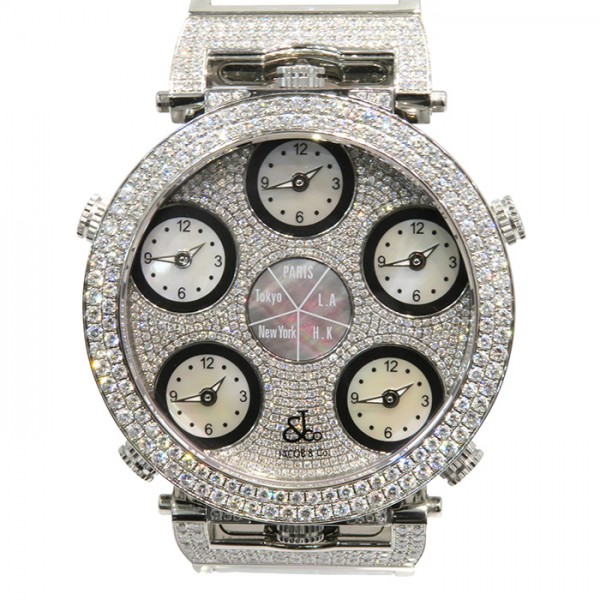 jacobco sixtimezone JACOB&CO Six time zone Bezel diamond Breath diamond w156280