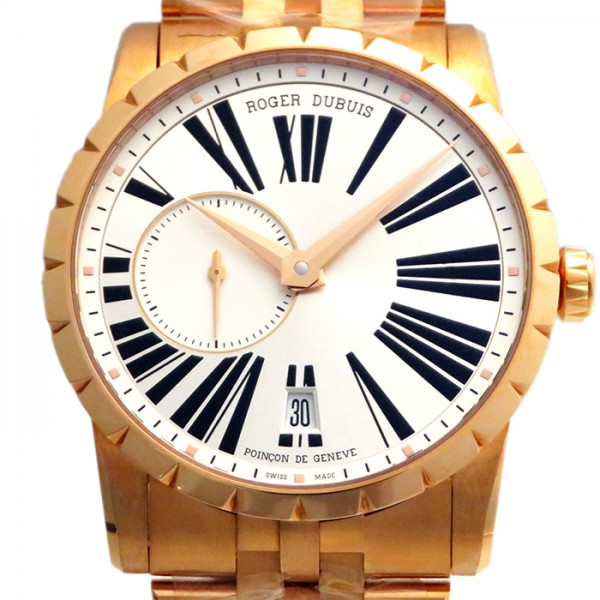 ロジェ・デュブイ ROGER DUBUIS エクスカリバー 42 マイクロローター オートマティック RDDBEX0450 シルバー文字盤 新品 腕時計 メンズ