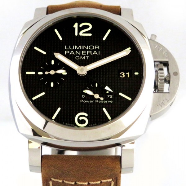 panerai luminor1950 PANERAI Luminor 1950 3 Days GMT Power reserve Automatic Acciaio pam00537