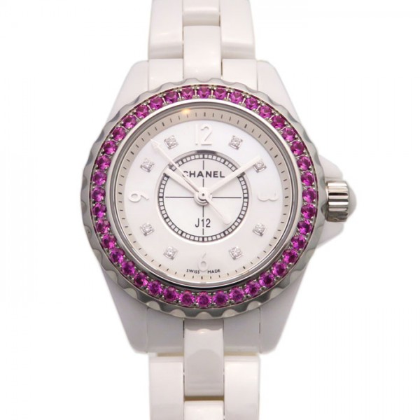chanel j12 シャネル J12 ベゼルピンクサファイア h3243