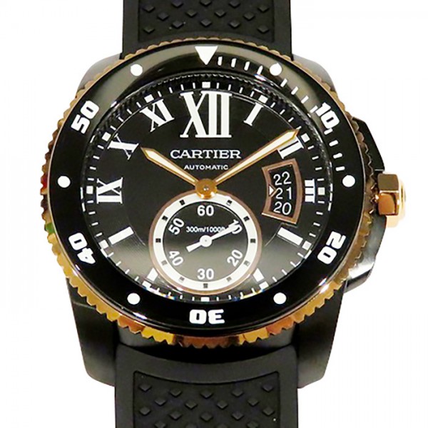 cartier calibrdecartier カルティエ カリブル ドゥ カルティエ ダイバー カーボン w2ca0004