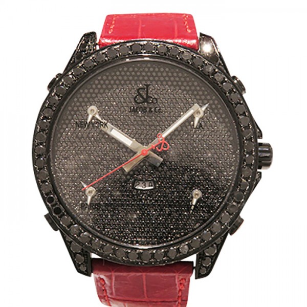 jacobco fivetimezone ジェイコブ ファイブタイムゾーン ベゼルブラックダイヤ jc-130dc