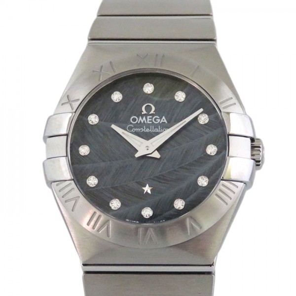 omega constellation オメガ コンステレーション ブラッシュ クォーツ 123.10.27.60.53.001