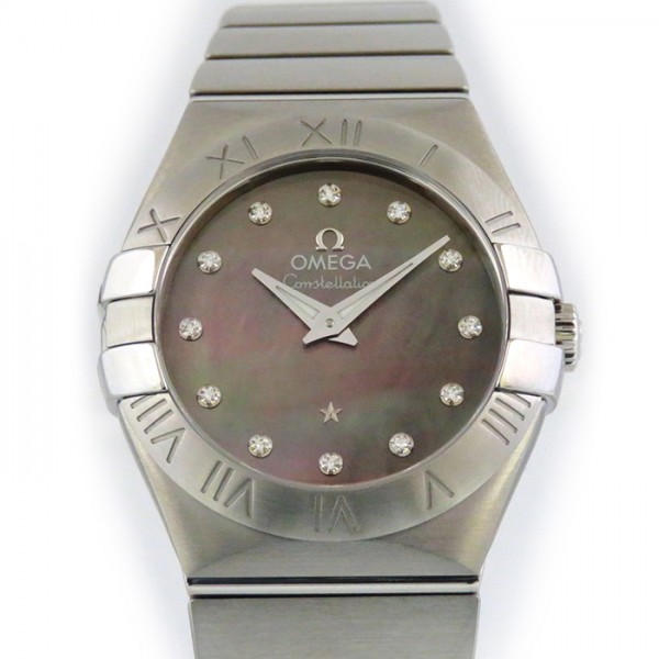 omega constellation オメガ コンステレーション ブラッシュ クォーツ タヒチ 123.10.27.60.57.003