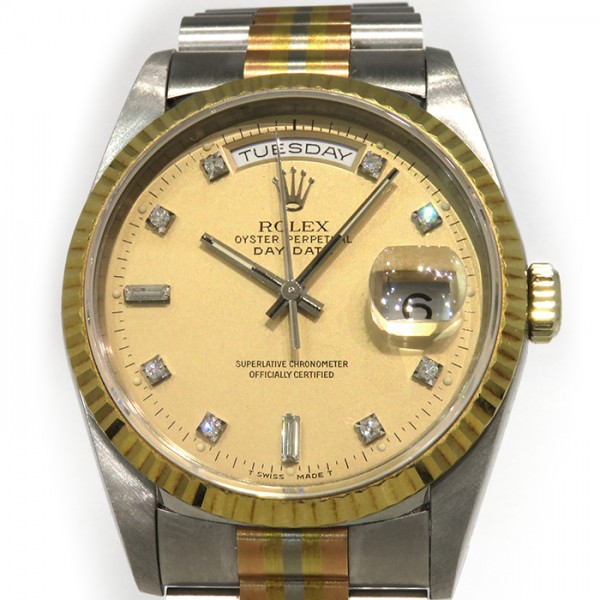 rolex daydate ロレックス デイデイト トリドール 18239a