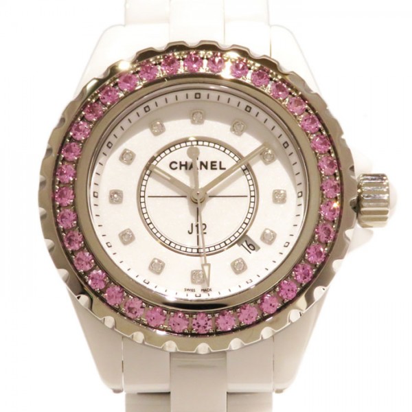 chanel j12 CHANEL J12 Bezel pink sapphire h2010