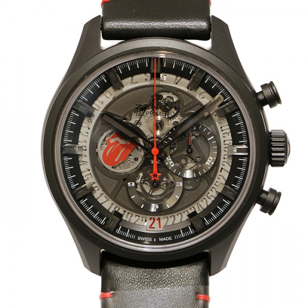 zenith other ゼニス エルプリメロ スケルトン トリビュート トゥ ザ・ローリング・ストーンズ 世界限定250本 49.2521.400/98.c755