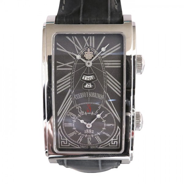 crow and nephews celebrity Cuervo y Sobrinos Prominente Dual time Day-date 1124-1rgg