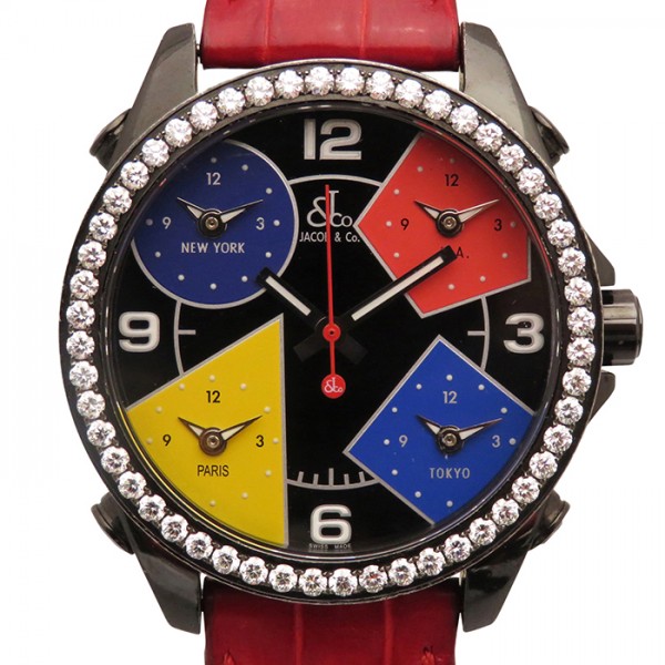 jacobco fivetimezone ジェイコブ ファイブタイムゾーン ベゼルダイヤ m11bc