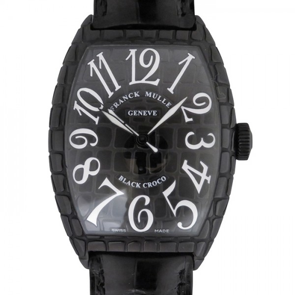 franckmuller tonneaucurvex フランク・ミュラー トノウカーベックス ブラッククロコ 8880scblkcro