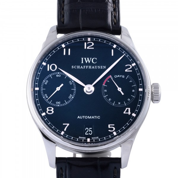 IWC Portugieser Automatic 7 Days IW500109 Black dial New Watch mens