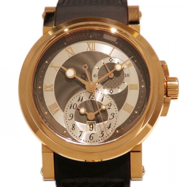 breguet marine ブレゲ マリーン GMT 5857br/z2/5zu