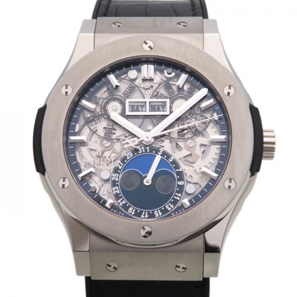 hublot classicfusion ウブロ クラシックフュージョン アエロフュージョン ムーンフェイズ チタニウム 517.nx.0170.lr