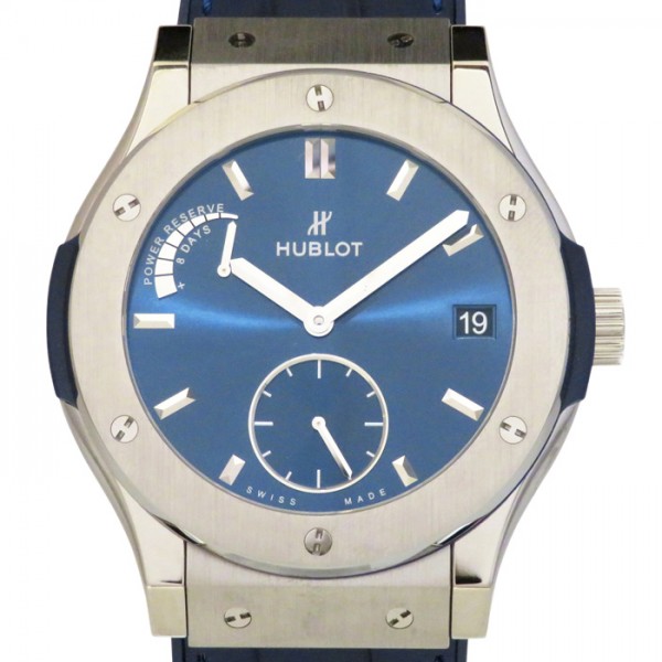 hublot classicfusion ウブロ クラシックフュージョン パワーリザーブ 8デイズ チタニウム 516.nx.7170.lr