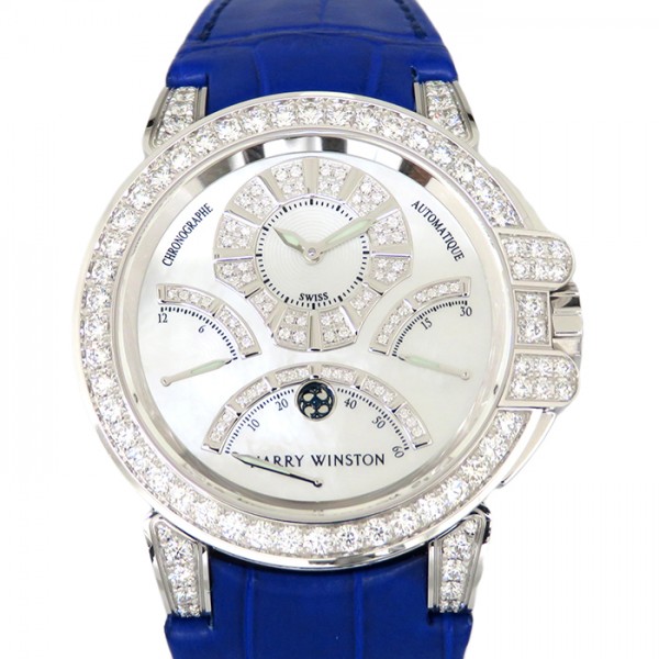 harrywinston ocean ハリー・ウィンストン オーシャン トリレトロ クロノグラフ ダイヤモンドケース oceact44ww002