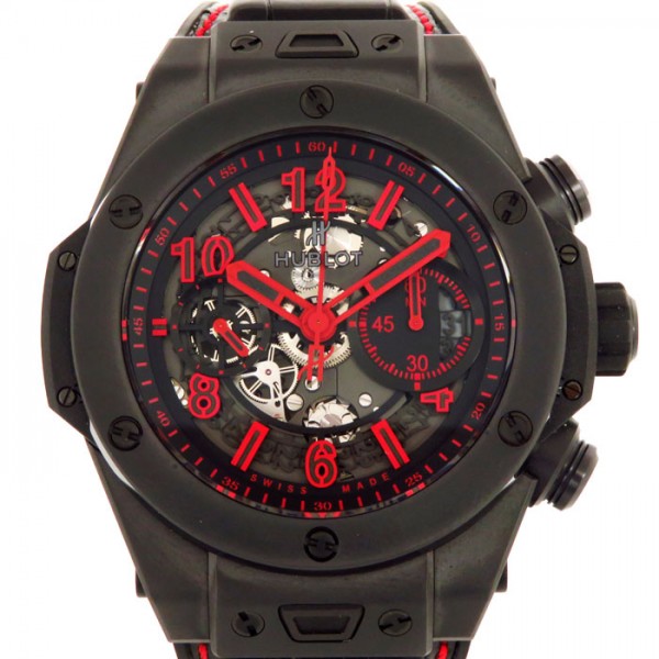 hublot bigbang ウブロ ビッグバン ウニコ オールブラック レッド ブティック限定100本 411.ci.1190.lr.abr14