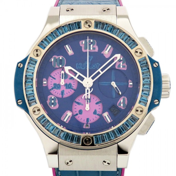 hublot bigbang ウブロ ビッグバン ポップアート スチールブルー 世界限定200本 341.sl.5199.lr.1907.pop14