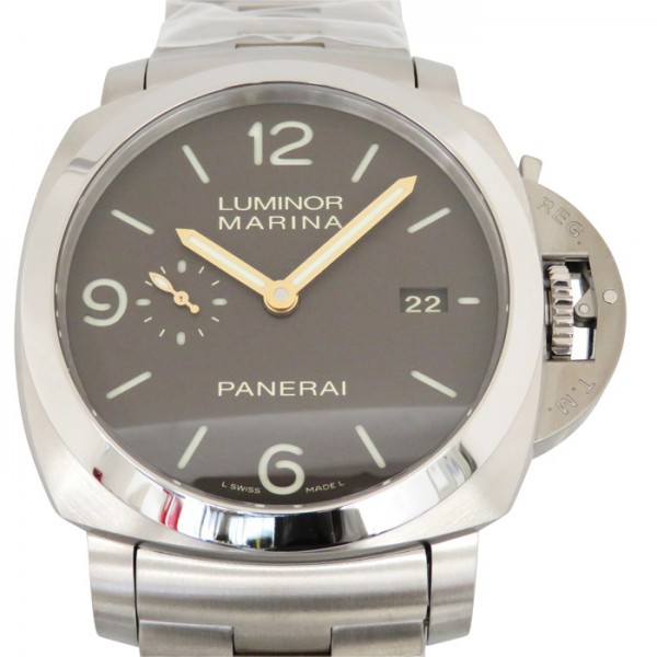 パネライ PANERAI ルミノール1950 マリーナ 3デイズ チタニオ PAM00352 ブラウン文字盤 新品 腕時計 メンズ