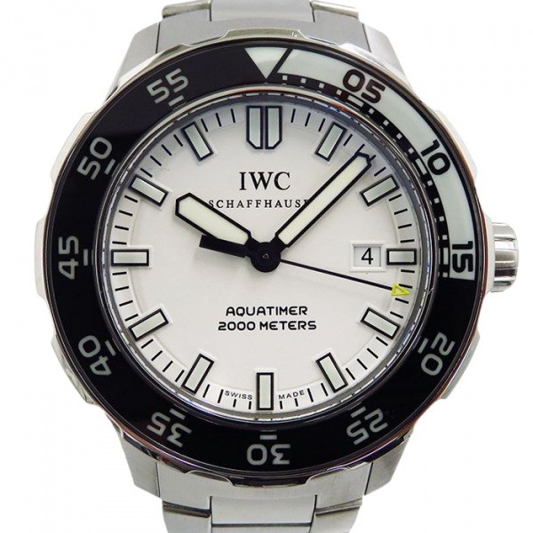 IWC Aqua timer Automatic 2000 IW356805 White dial USED Watch mens
