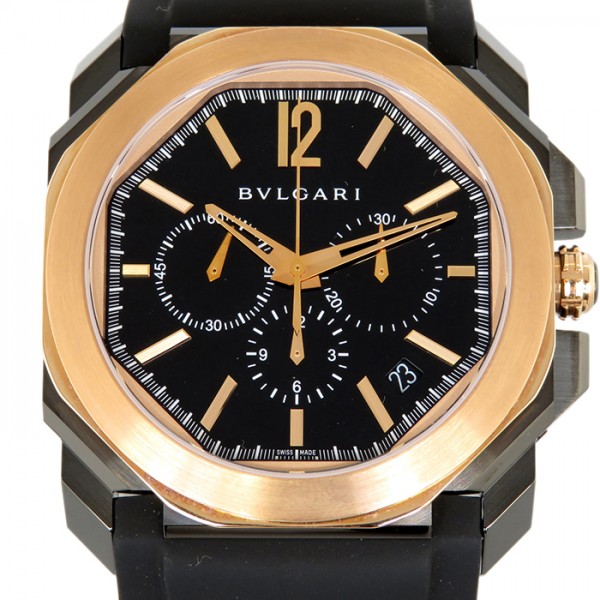 bvlgari octo ブルガリ オクト ウルトラネロ クロノグラフ bgo41bbspgvdch