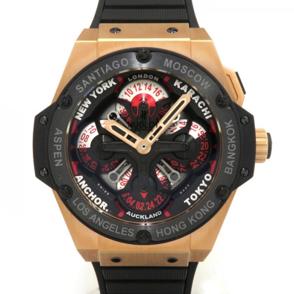 hublot kingpower ウブロ キングパワー ウニコ GMT キングゴールド 771.om.1170.rx