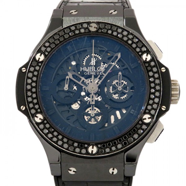 hublot bigbang ウブロ ビッグバン アエロバン オールブラック クロノグラフ 310.cv.1110.rx.1100