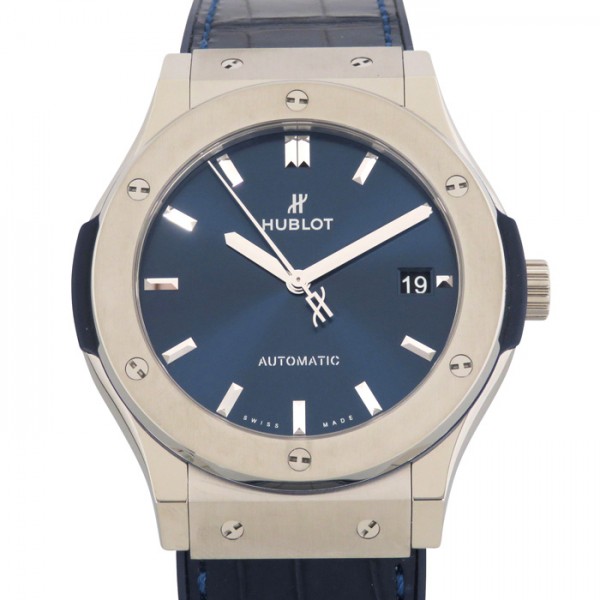 hublot classicfusion ウブロ クラシックフュージョン チタニウム ブルー 511.nx.7170.lr