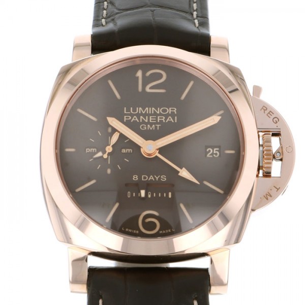 panerai luminor1950 PANERAI Luminor 1950 8 Days GMT Ororosso pam00576