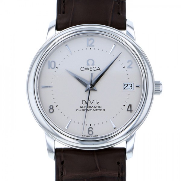 オメガ OMEGA デ・ヴィル W168392 ホワイト文字盤 中古 腕時計 メンズ
