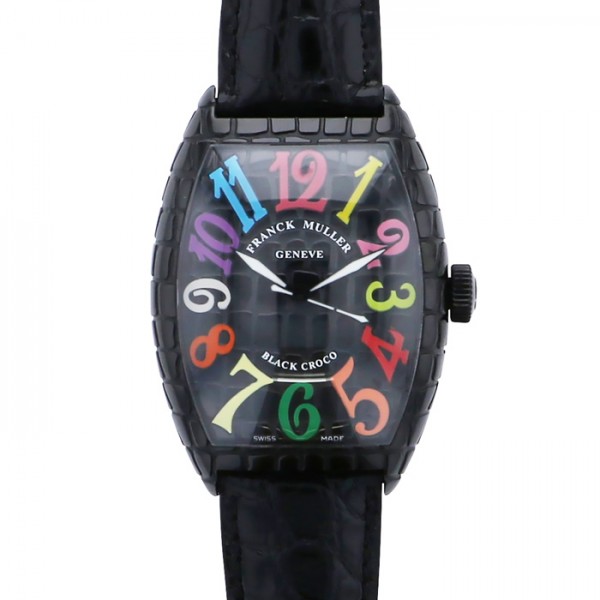 franckmuller tonneaucurvex フランク・ミュラー トノウカーベックス ブラッククロコ 8880scblkcrocoldamac