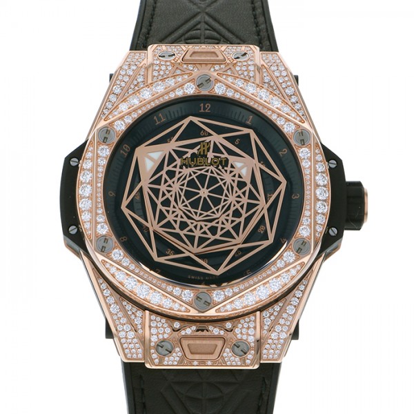 hublot bigbang ウブロ ビッグバン ウニコ サンブルー キングゴールド パヴェ 415.ox.1118.vr.1704.mxm17