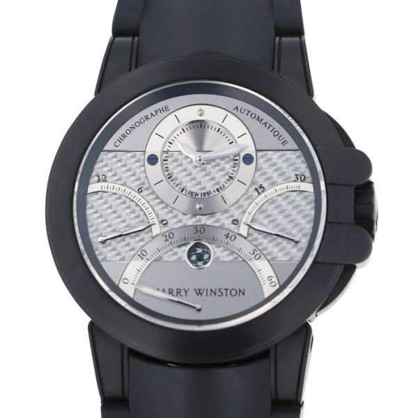 harrywinston ocean ハリー・ウィンストン オーシャン トリレトロ クロノグラフ ブラックザリウム oceact44zz006