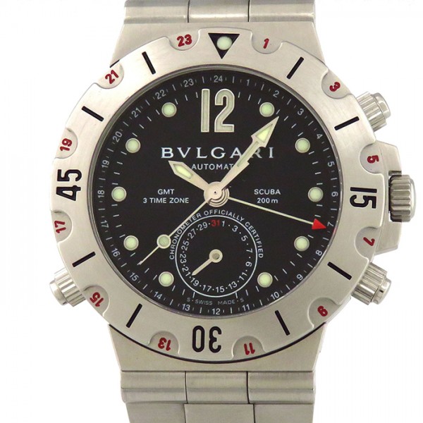 bvlgari diagono ブルガリ ディアゴノ スクーバ GMT sd38s