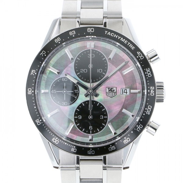 tagheuer carrera タグ・ホイヤー カレラ クロノグラフ ブラックパール 日本限定600本限定 cv201k.ba0794