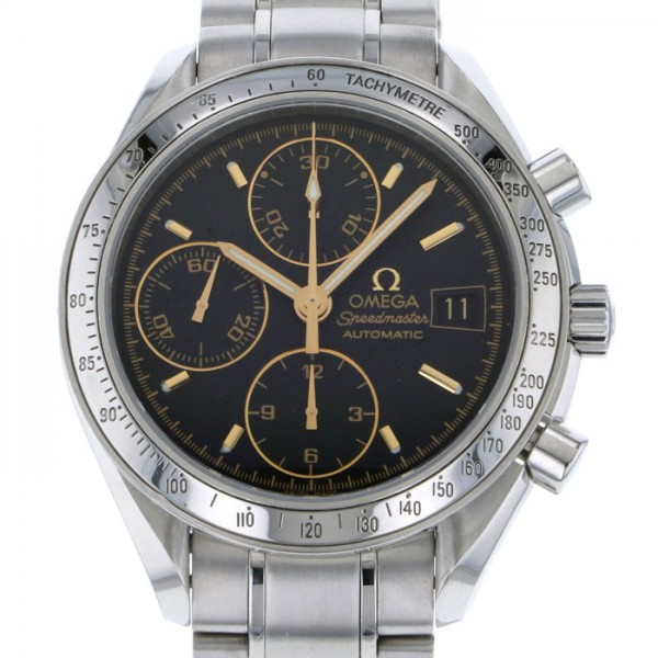 omega speedmaster オメガ スピードマスター デイト 日本限定ゴールドインデックスモデル 3513.54