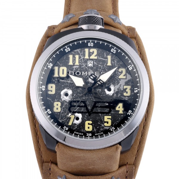 bomberg bolt68 ボンバーグ ボルト68 BOLT-68 パイロットビンテージ BKメダルチェーン付/ブレス付 bs45h3sp.vpi-1.3