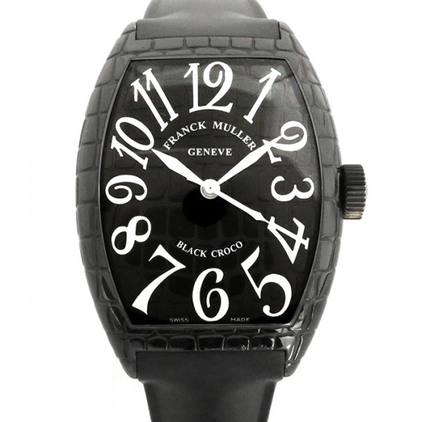 franckmuller tonneaucurvex フランク・ミュラー トノウカーベックス ブラッククロコ 9880scblkcro